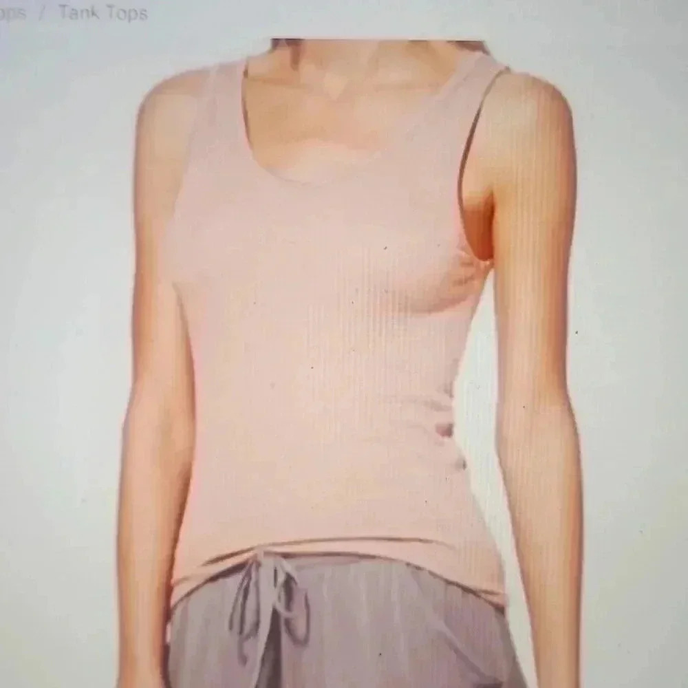 TOMMY JOHN WOMEN'S RIBBED LOUNGE TANK SIZE S